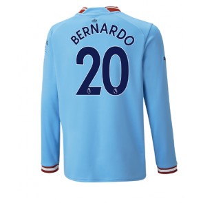 Manchester City Bernardo Silva #20 Hemmatröja 2022-23 Långärmad